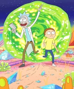 Rick And Morty Adventure Paint By Number
