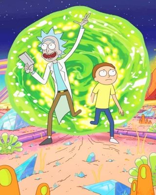 Rick And Morty Adventure Paint By Number