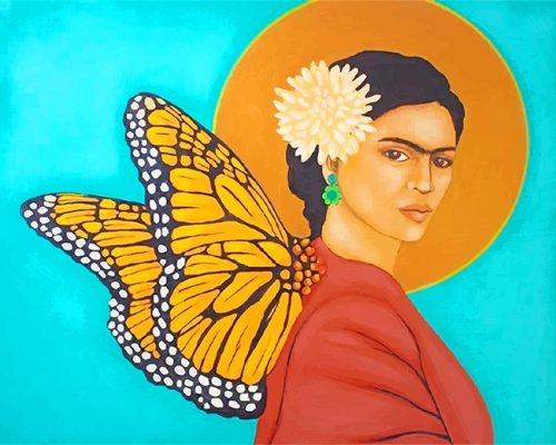 Butterfly Frida Kahlo Paint By Number