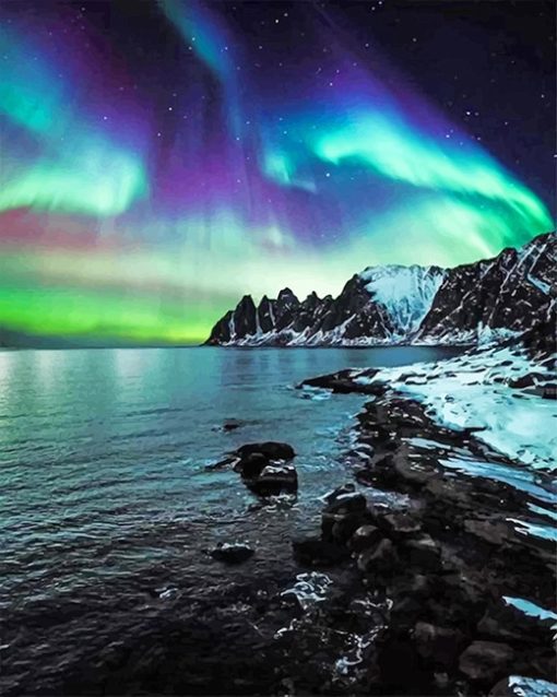 Aurora Northern Lights Paint By Number