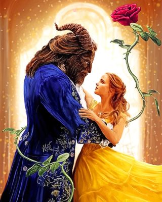 Beauty And The Beast Paint By Number