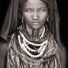 Black And White African Woman Paint By Number