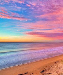 Colorful Beach Sky Paint By Number