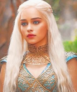 Emilia Clarke Game Of Thrones Paint By Number