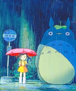 Mei Kusaka And Totoro Paint By Number