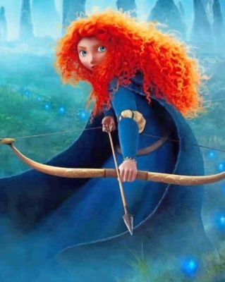 Merida Disney Princess Paint By Number