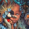 Peacock African Boy Paint By Number