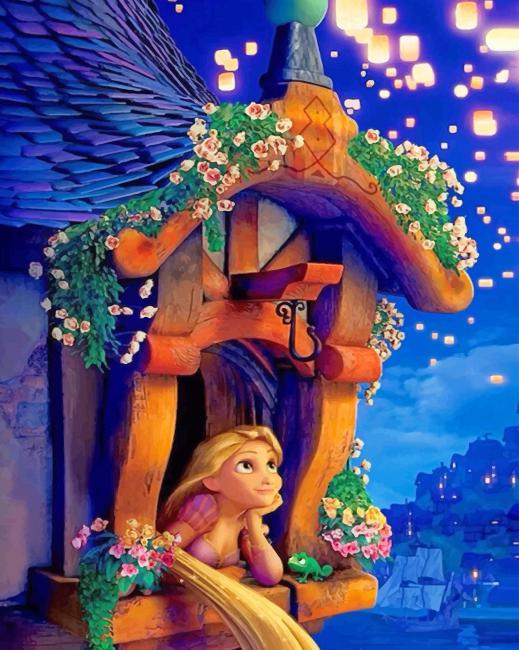 Rapunzel Paint By Numbers