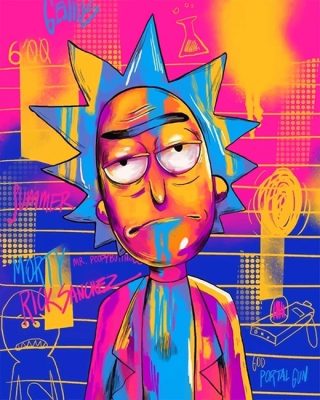 Rick Sanchez Paint By Number