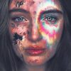 Sad Colorful Girl Paint By Number