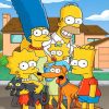 The Simpsons Family Paint By Number