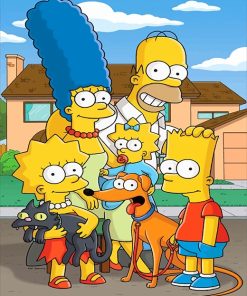 The Simpsons Family Paint By Number
