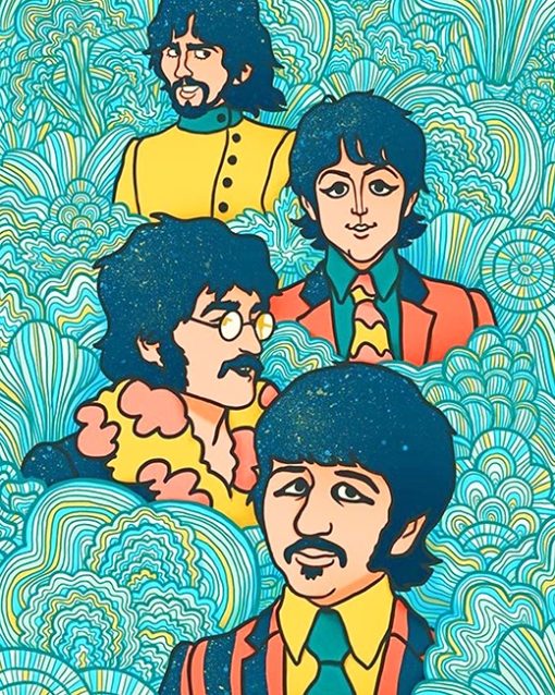 The Beatles Art Paint By Number