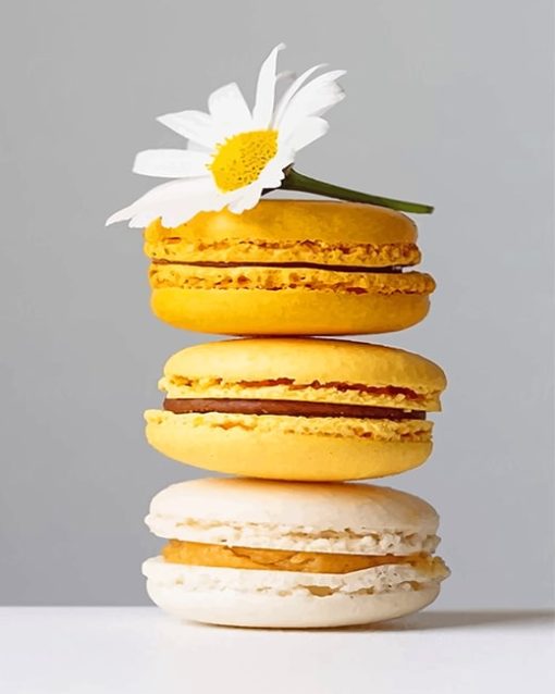 Yellow Macarons Paint By Number