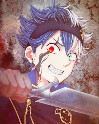 Black Clover Asta Paint By Number