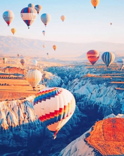 Cappadocia Hot Air Balloon Paint By Number