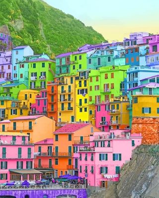 Cinque Terre National Park Paint By Number