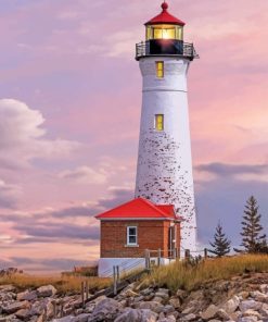 Crisp Point Lighthouse Paint By Number