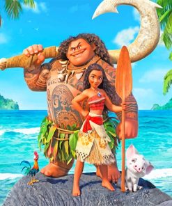 Disney Moana Movie Paint By Number