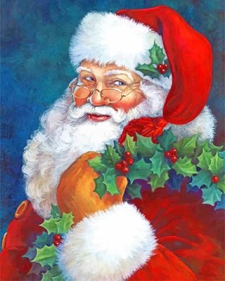 Cute Santa Paint By Number