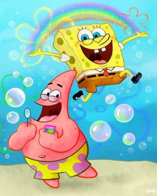 SpongeBob & Patrick Paint By Number