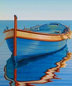 Blue Boat paint by numbers