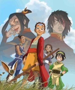 Avatar The Last Airbender Squad Paint By Number