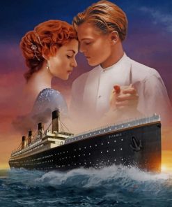 Titanic Jack And Rose Paint by numbers