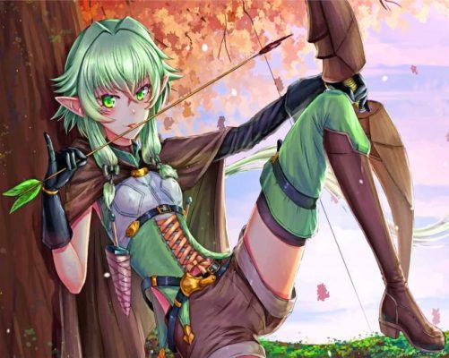 Anime Elf Paint by numbers