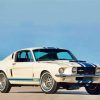 White-ford-1967-shelby-gt500-paint-by-number