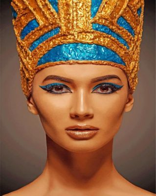 Beautiful Nefertiti paint by numbers