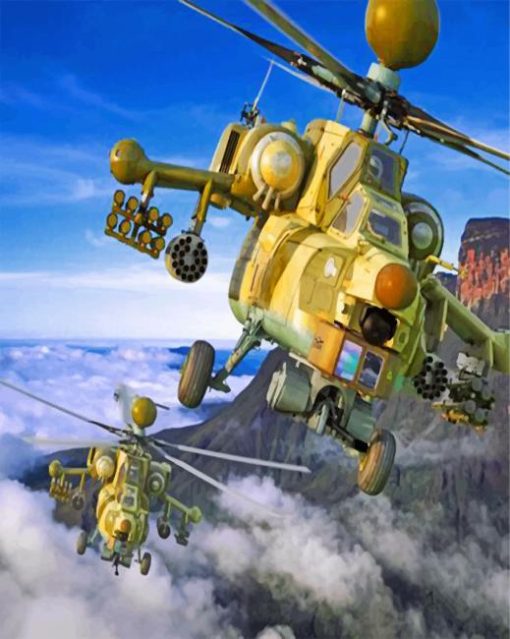 war-Helicopter-paint-by-number