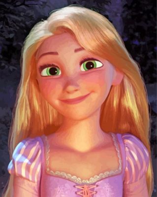 cute-rapunzel-paint-by-numbers