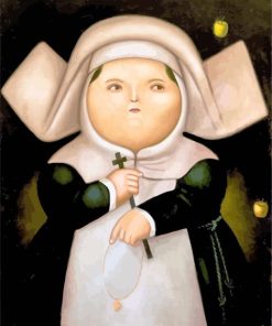 Nun-fat-woman-paint-by-numbers