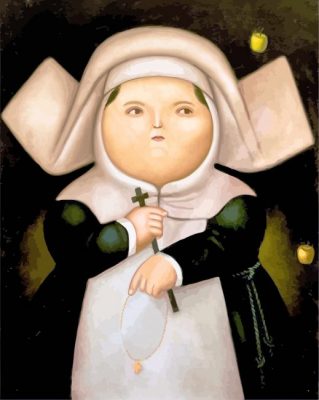 Nun-fat-woman-paint-by-numbers