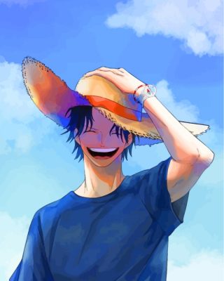 Luffy One Piece Paint by numbers