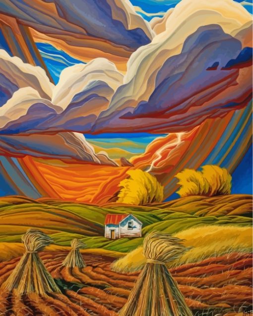 Southwest Landscape Paint by numbers