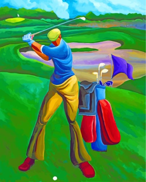 golf-scene-paint-by-numbers