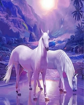 white-horses-paint-by-numbers