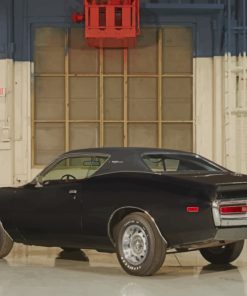 Black-Dodge-Charger-Car-paint-by-number