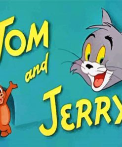 Tom And Jerry Characters Paint by numbers