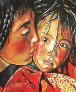 aesthetic-tibetan-woman-and-daughter-paint-by-numbers