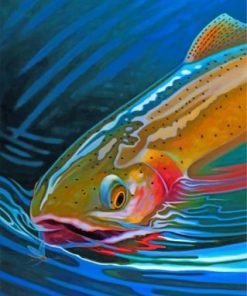 Aesthetic Trout Fish Paint by numbers