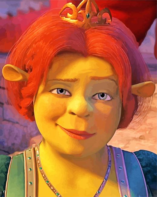 Fiona From Shrek Paint By Numbers - Painting By Numbers