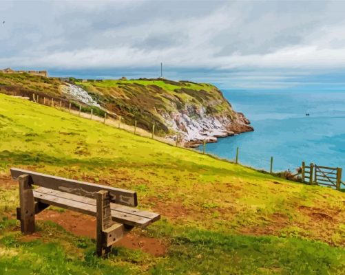 Berry Head National Nature Reserve Brixham paint by numbers