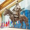 Chinggis Khaan Statue Complex Mongolia Asia paint by numbers