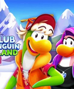 Club Penguin Island paint by numbers