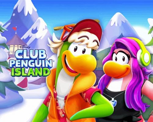 Club Penguin Island paint by numbers