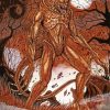 Creepy Pumpkinhead Art paint by numbers