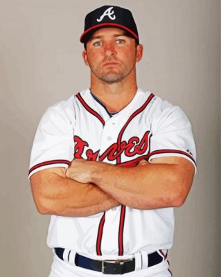 Former Baseballer Dan Uggla paint by numbers